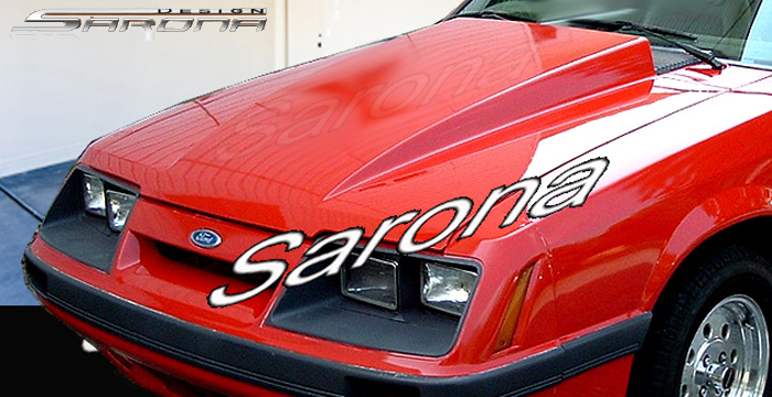 Custom Ford Mustang  Coupe & Convertible Hood (1983 - 1986) - $490.00 (Part #FD-020-HD)
